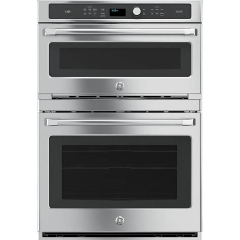 GE 30 in. Double Electric Wall Oven Self-Cleaning (Lower Oven) with Convection in Stainless ...