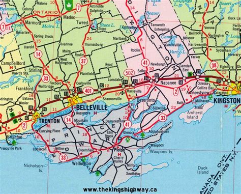 Ontario Highway 14 Route Map - The King's Highways of Ontario