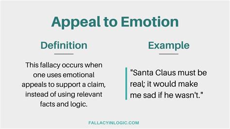 Guide to Appeal to Emotion Fallacy - Fallacy In Logic