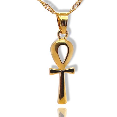 Little Ankh Gold Necklace – Ancient Aura Jewelry