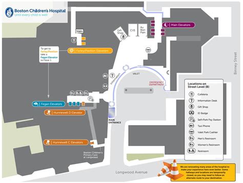 Boston Children's Hospital map - Children's Hospital Boston map (United ...