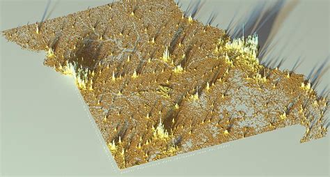 Neato Map Shows Missouri's Population Density in Glorious 3D