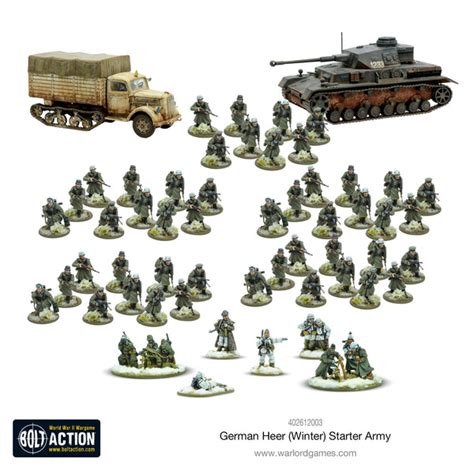 German Heer Winter Starter Army - Bolt Action - 402612003 - Warlord ...