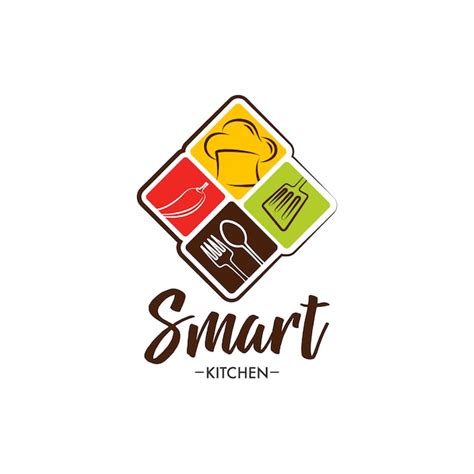 Premium Vector | Smart Kitchen Logo Design