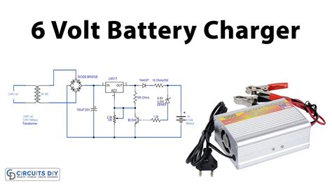 6V 4.5AH Battery Charger Circuit using LM317T Voltage Regulator