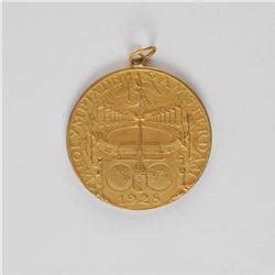 Amsterdam 1928 Summer Olympics Gilt Participation Medal