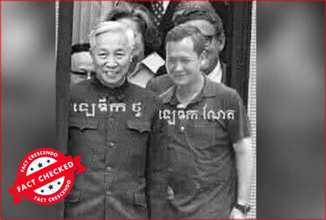 Hun Manet Standing Next to Le Duc Tho Altered - Fact Crescendo Cambodia ...