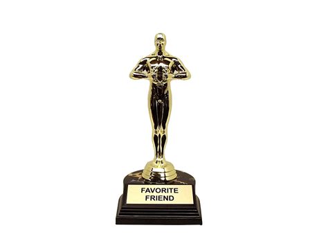 Aahs Engraving Favorite Friend Novelty Trophy, 7 X 3.25 inches - Walmart.com