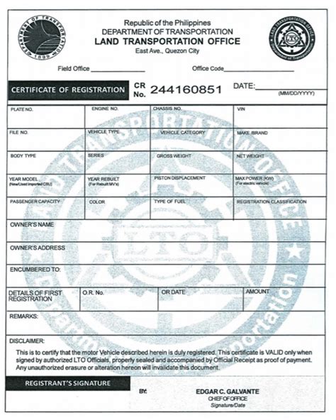 The Land Transportation Office is making changes to the CR