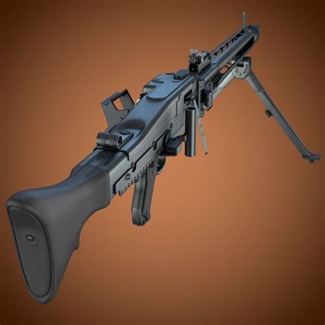 mg3 machine gun 3D Models - CGTrader.com