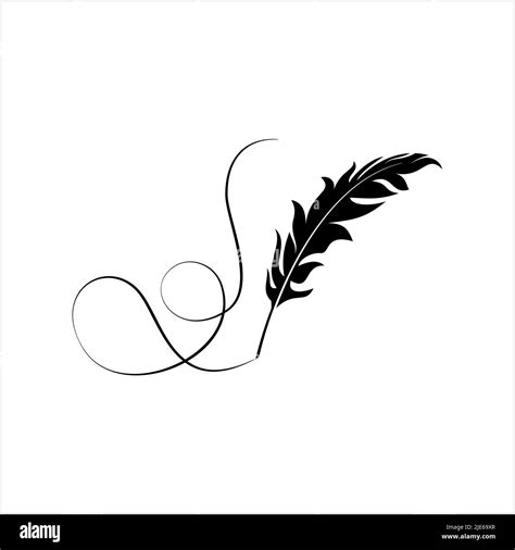 Quill Icon, Quill Vector Art Illustration Stock Vector Image & Art - Alamy