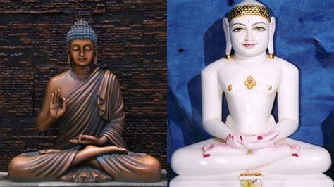 Philosophy, similarities & differences between Buddha & Mahavira.