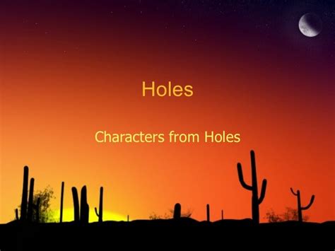 Holes Characters