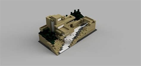 LEGO FALLINGWATER 21005 3D model 3D printable | CGTrader