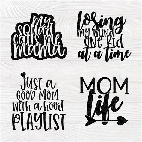 Mom Life SVG Cut Files Funny Mom Svg Bundle Cricut Designs - Etsy