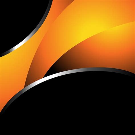 Free Vector | Orange and black background design