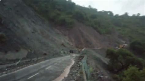 Himachal Pradesh Shimla Kalka road closed landslide National Highway 5 Solan district latest ...