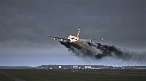 Emirates Airbus A380 Crash