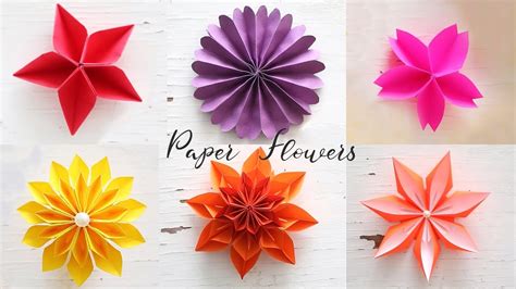 How Do You Make Easy Flowers Out Of Paper | Best Flower Site