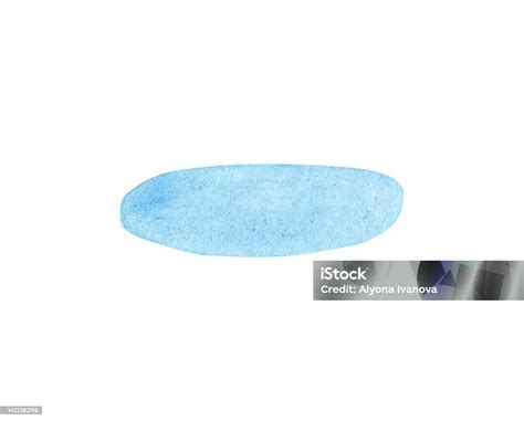 Hand Drawn Minus Sign Watercolor Blue Dash Symbol Stock Illustration - Download Image Now ...