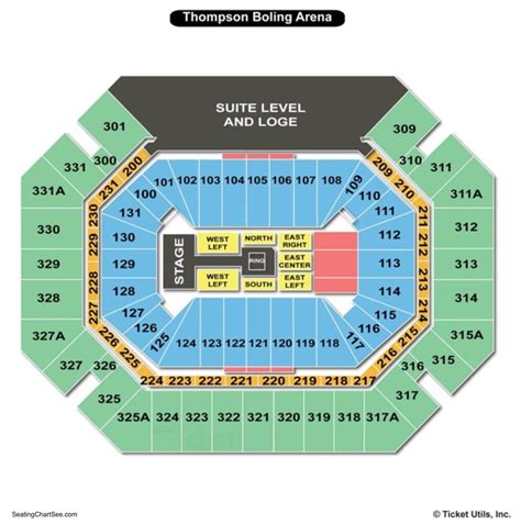 Thompson Boling Arena Seating Chart | Seating Charts & Tickets