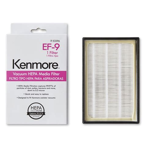 kleanair filter fits Kenmore EF-11#20-52730 canister Vacuum HEPA Media Exhaust Filter-1PCS/PK ...