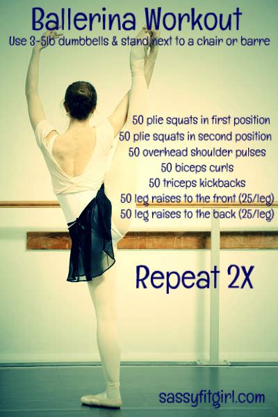 Ballerina Workout This is what I’m doing today as... | Sassy Fit Girl