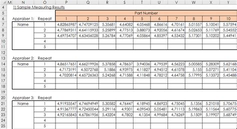 Gage Rr Template | TUTORE.ORG - Master of Documents