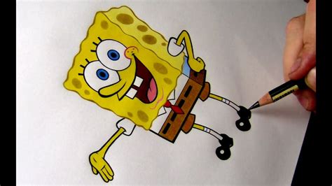 DRAWING SPONGEBOB SquarePants || Color Pencils - YouTube