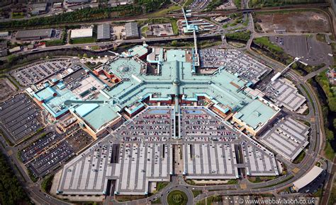 Meadowhall shopping centre Sheffield from the air | aerial photographs of Great Britain by ...