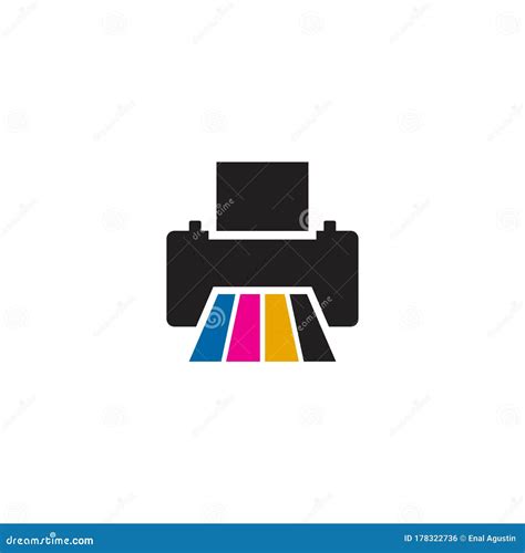 Printer Icon Logo Design Template Stock Vector - Illustration of express, concept: 178322736