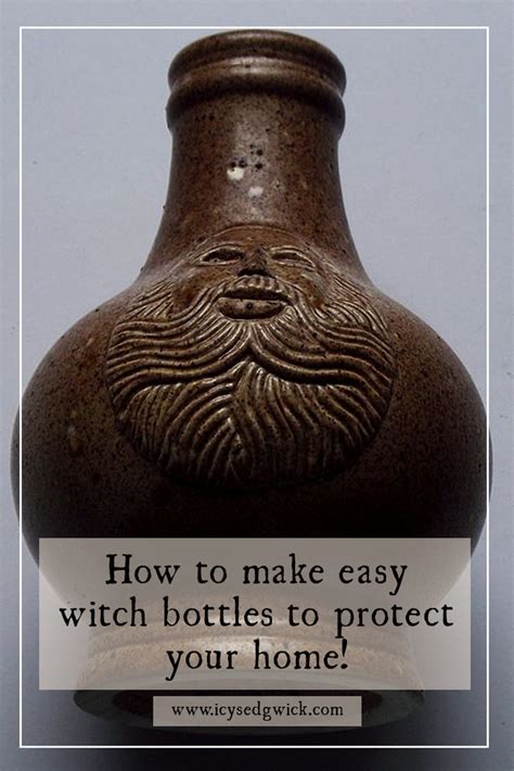 How to make easy witch bottles to protect your home!