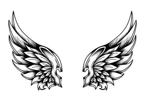 Tattoo Drawings Of Angel Wings