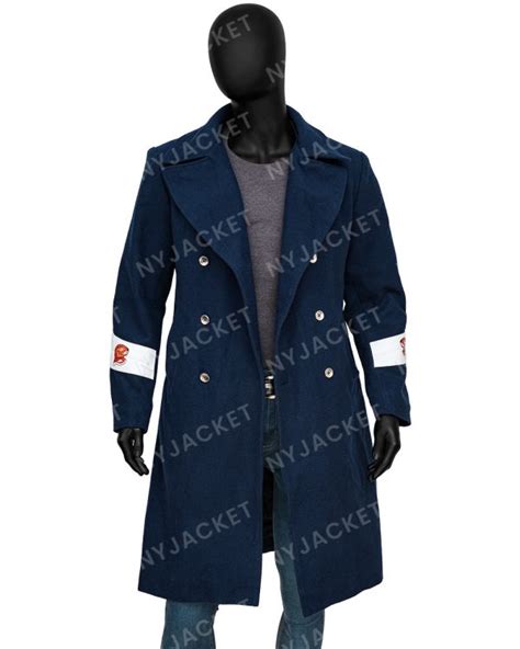 Harry Styles Sign Of the Times Coat | Men's Blue Wool-Blend Coat