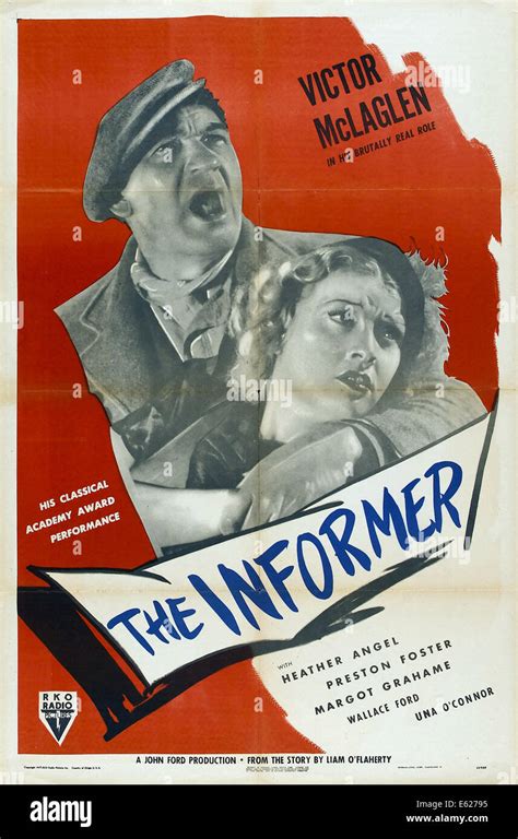 THE INFORMER - With Victor McLaglen Margot Grahame - Movie Poster ...