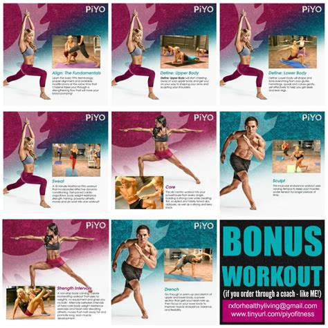 PiYo workout schedule and calendar of the program and routines! Let's do this!! #piyo | Piyo ...