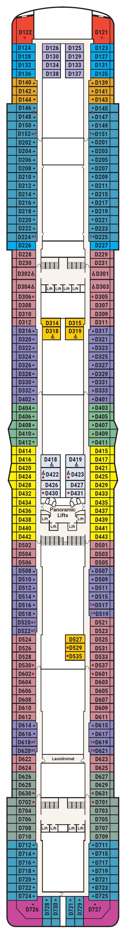 Discovery Princess Deck Plan | Deck 12 | ROL Cruise