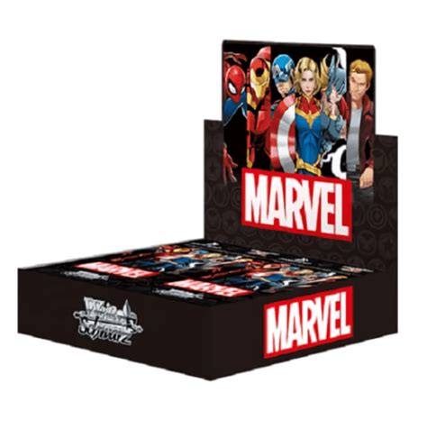 Weiss Schwarz: Marvel Card Collection Booster Box – 16 Packs (avail by sealed case) - Big League ...