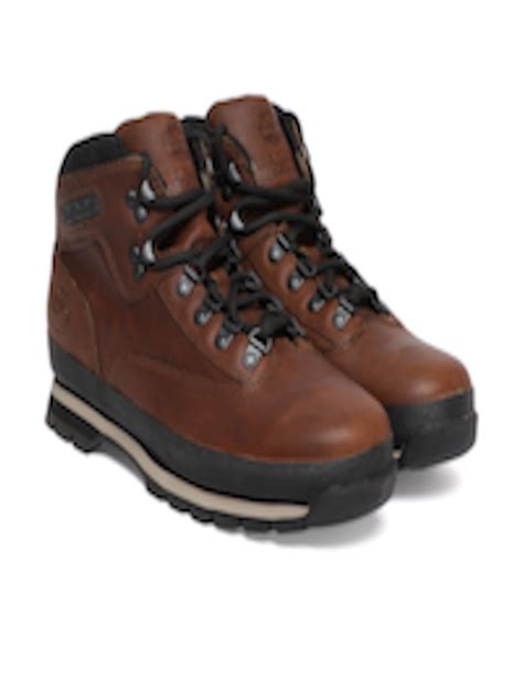 Buy Timberland Men Brown Solid Leather Mid Top Sneakers - Casual Shoes ...