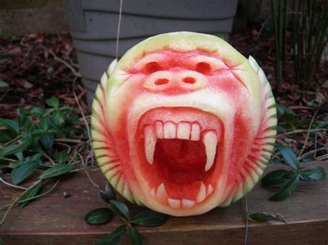 Watermelons Carved To Different Sculptures That Will Amaze You | Naldz Graphics