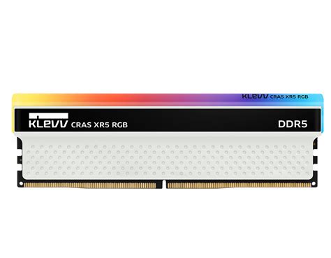 KLEVV Unveils CRAS XR5 RGB DDR5 Gaming Memory | TechPowerUp