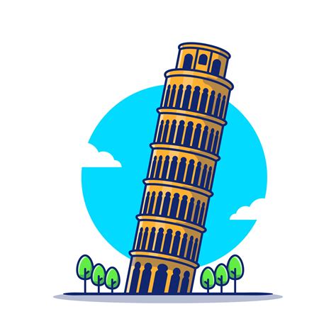 Torre De Pisa Desenho - RETOEDU