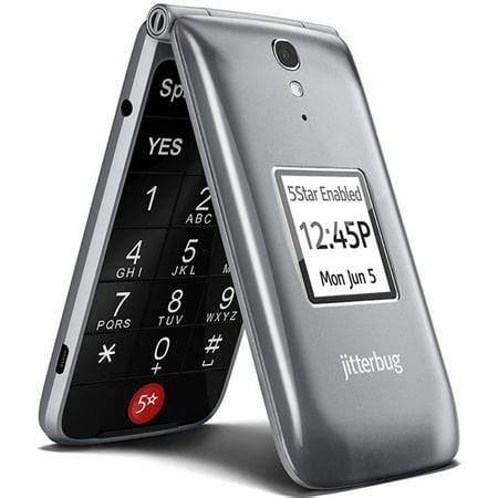 GreatCall Jitterbug Easy-to-Use Cell Phone for Seniors, Graphite ...