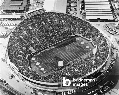 Image of Aerial view of an American football stadium, Liberty Bowl Memorial