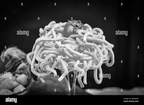 fresh italian pasta close up view Stock Photo - Alamy