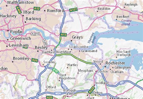 MICHELIN Northfleet map - ViaMichelin