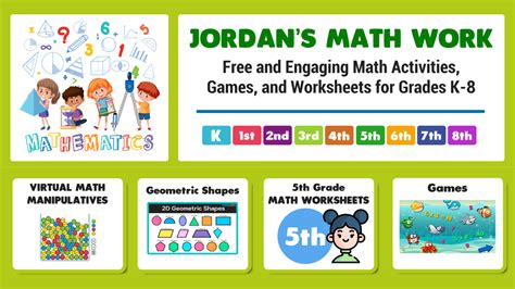 Jordan's Math Work—Free Games and Resources — Mashup Math