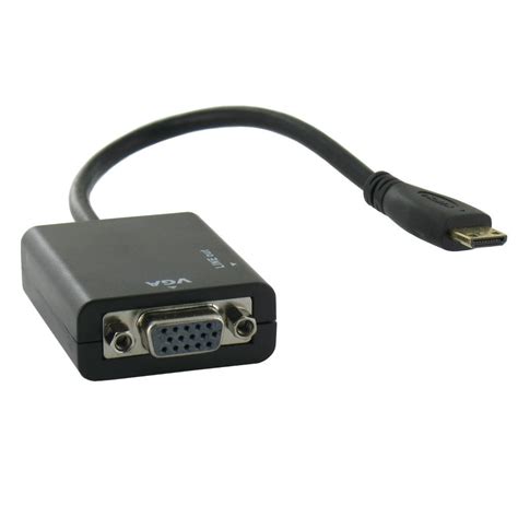 Mini HDMI to VGA + Audio Converter Cable - Groothandel-XL