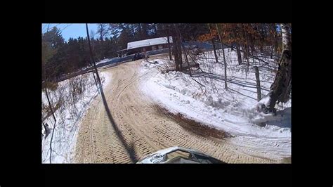 Snowmobiling in Saint Germain WI - YouTube