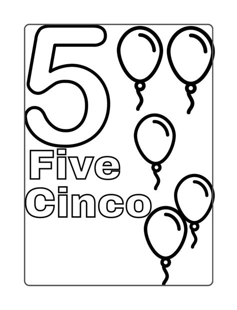 Bilingual Numbers Spanish 1-20, Educational Printable Coloring Pages ...